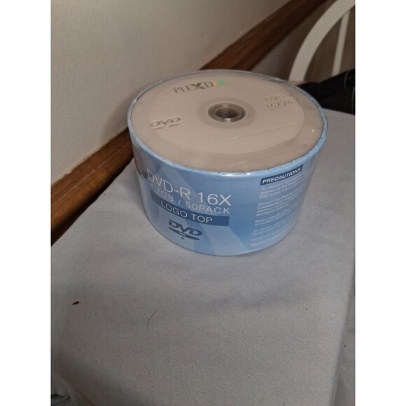 50 HP Blank 16X DVD DVD-R Branded Logo 4.7GB Media PlexDisc Spindle Box Sealed - Picture 3 of 4